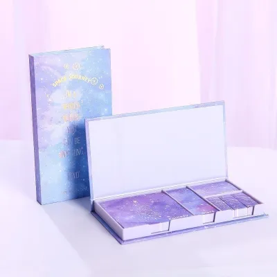 6pcs/set Creative Starry Sky Notebook Gift Set Stationery