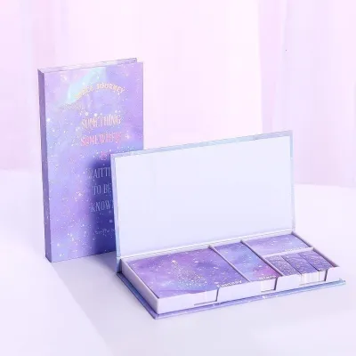 6pcs/set Creative Starry Sky Notebook Gift Set Stationery
