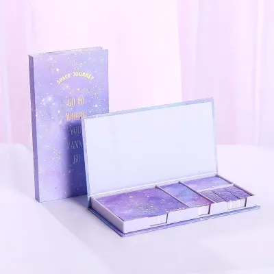 6pcs/set Creative Starry Sky Notebook Gift Set Stationery