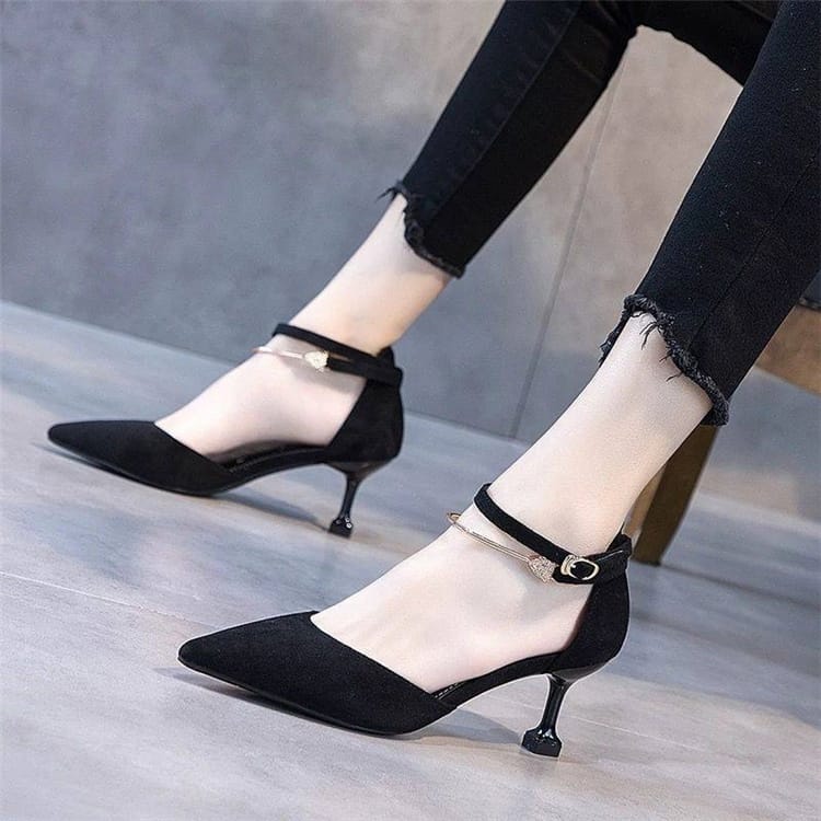 Wholesale Size:4.5-8.5 Women Sexy Solid Color Pointed-toe