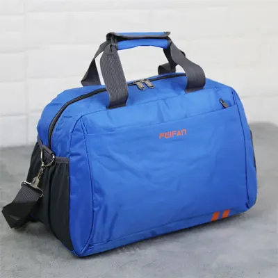 Men Waterproof Oxford Cloth Large Capacity Letter Printed Handle Bag