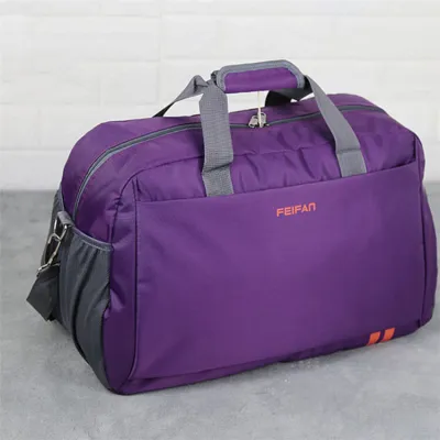 Men Waterproof Oxford Cloth Large Capacity Letter Printed Handle Bag