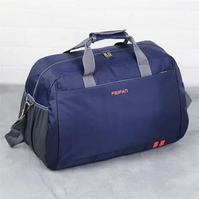 Men Waterproof Oxford Cloth Large Capacity Letter Printed Handle Bag