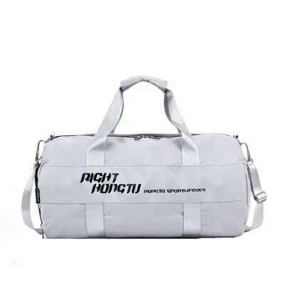 Men Casual Large Capacity Letter Printed Zipper Handbag Oxford Cloth