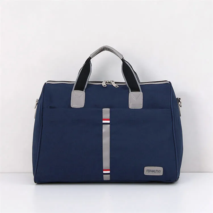 Men Casual Zipper Large Capacity Oxford Handbag