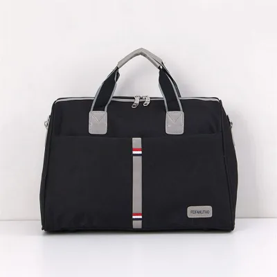 Men Casual Zipper Large Capacity Oxford Handbag