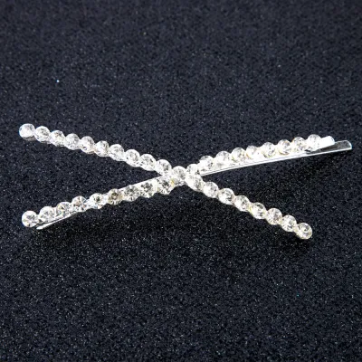 Women's Letter Pattern Rhinestone Hair Clip Side Clip