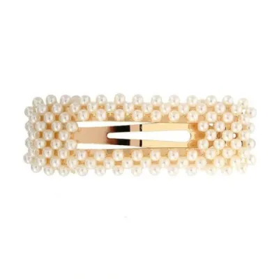 Fashion Pearl Teardrop Hair Clip for Women
