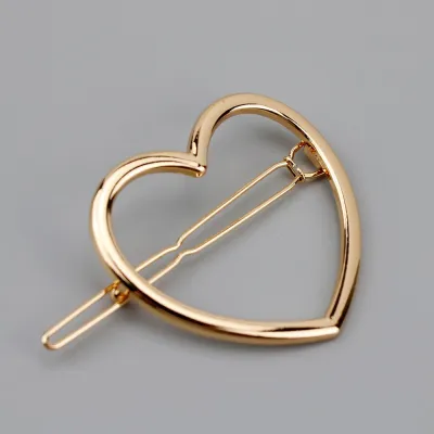 Star Heart Shape Alloy Hair Clip