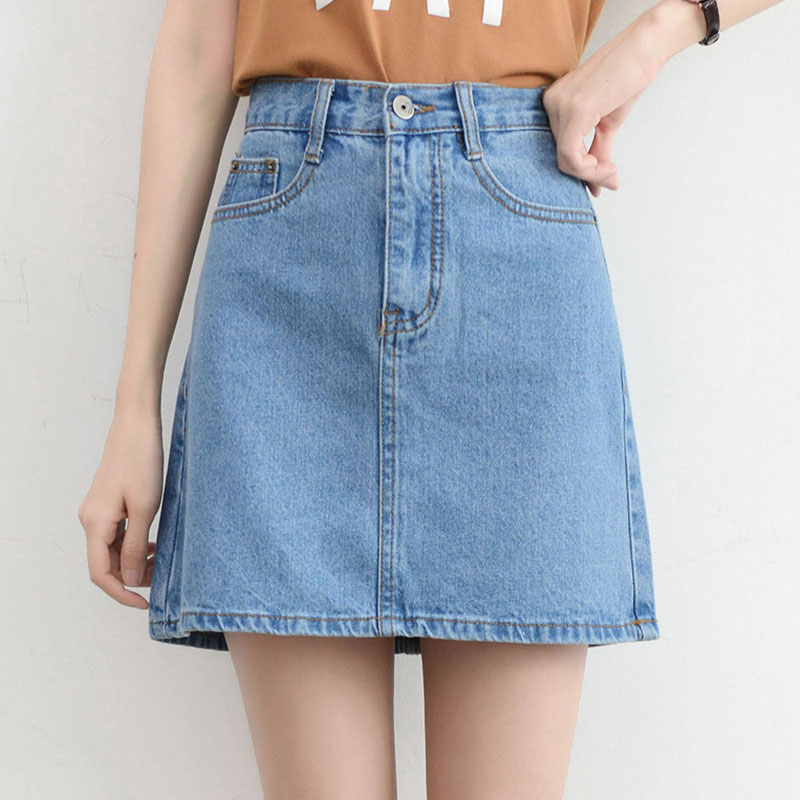 Wholesale XS-3XL Women Denim Mini Skirt