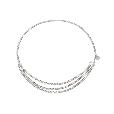 Round Relief Decor Multilayer Alloy Chain Body Jewelry