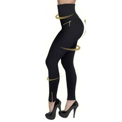 XXS-3XL Black High Waist Hip-lifting Cotton Blend Cropped Pants