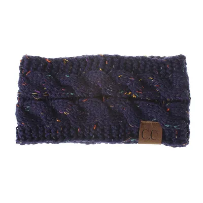21 Colors Women Knitted Plaid Headband