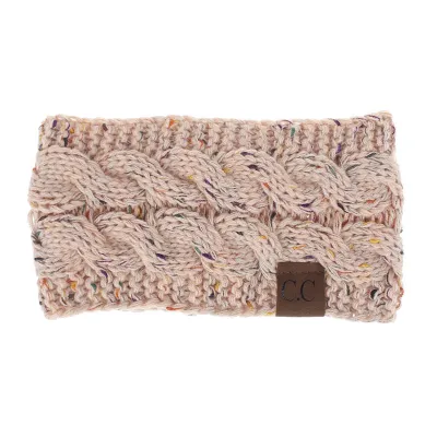 21 Colors Women Knitted Plaid Headband