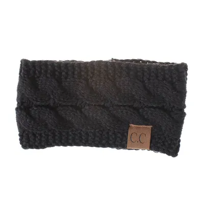 21 Colors Women Knitted Plaid Headband
