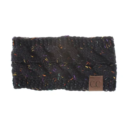 21 Colors Women Knitted Plaid Headband