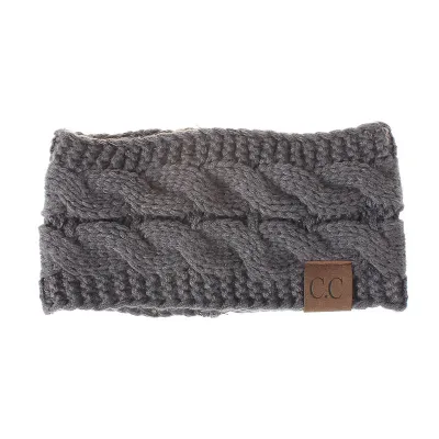 21 Colors Women Knitted Plaid Headband