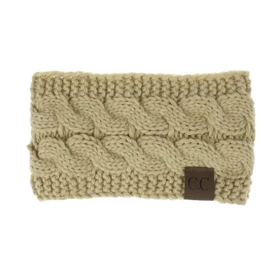 21 Colors Women Knitted Plaid Headband