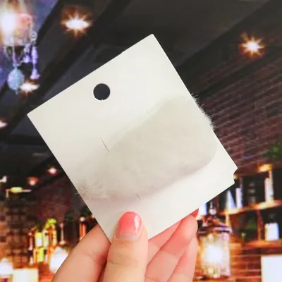 Fashion New Geometric Plush Women Hair Clip Square Oval Rectangle