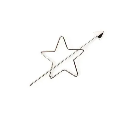 Women Hollow Out Star Heart-shape Arrow Alloy Bobby Pins