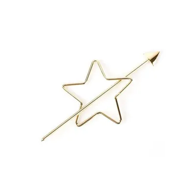 Women Hollow Out Star Heart-shape Arrow Alloy Bobby Pins