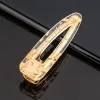 Acrylic Gold Foil Water Droplets