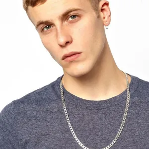 Fashion Simple Titanium Steel Chain Men Necklace