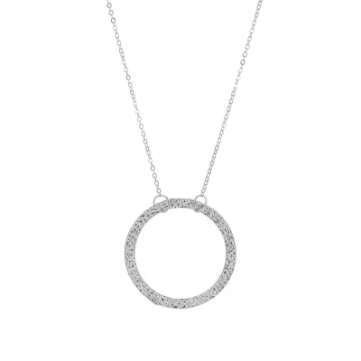 Simple Circle Geometric Women Pendant Necklace