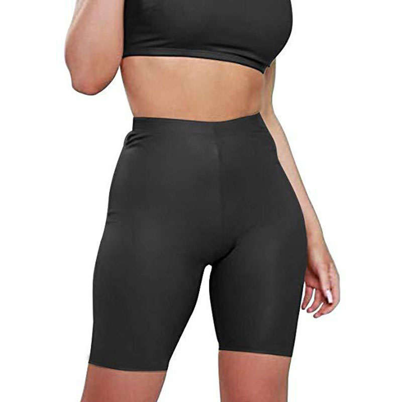 Wholesale S-XL Simple Solid Color Fitness Sports High
