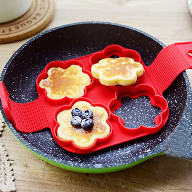 Silicone Nonstick Cooking Tool Egg Cooker Pancake Maker Mold for Home Kitchen