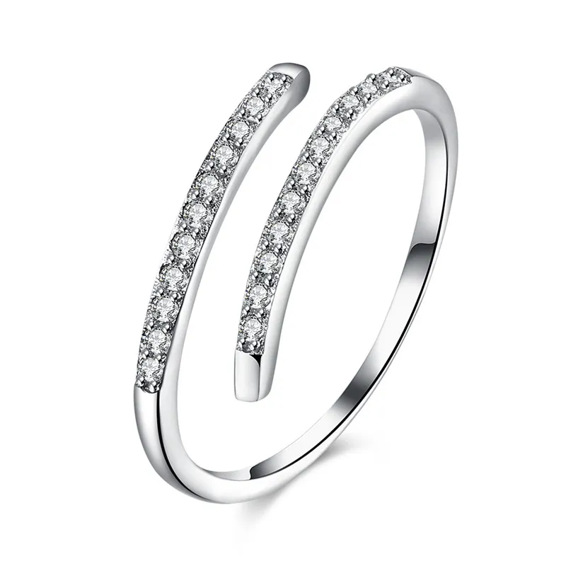 Round Design High Quality Sterling Silver Ring For Women