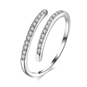 Round Design High Quality Sterling Silver Ring For Women