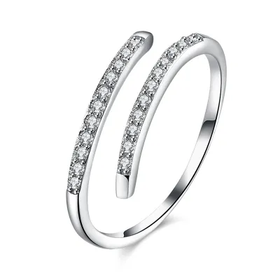 Round Design High Quality Sterling Silver Ring For Women