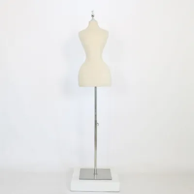 Wholesale Women Plus Size Clothing Storage Display Props Half-Length No Hands Velvet Mannequin