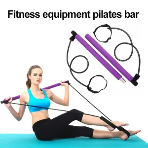 Fitness Portable Elastic 2 Foot Loops With Resistance Band Gym Stick for Home Yoga