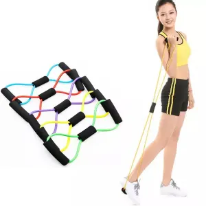 Latex 8 Shaped Pull Rope Chest Expander Yoga Fitness Gym Equipment