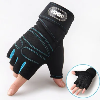 Men's Half-Finger Weight Lifting Gloves for Home Fitness Gym Workout