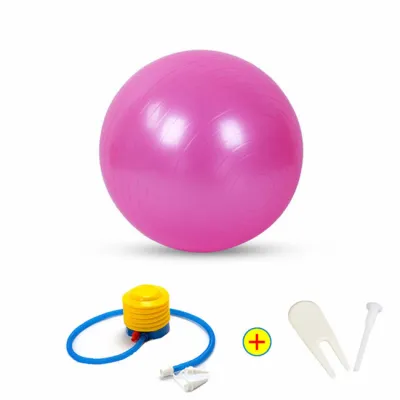 Multi-Color PVC Sports Massage Yoga Balls With Pump