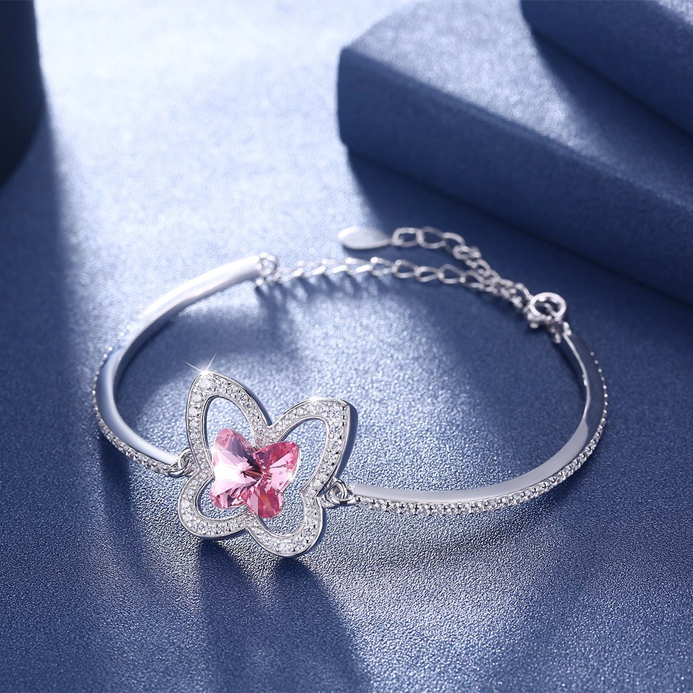 Wholesale Good Grade Hot Sale Cute Shiny Butterfly Zircon
