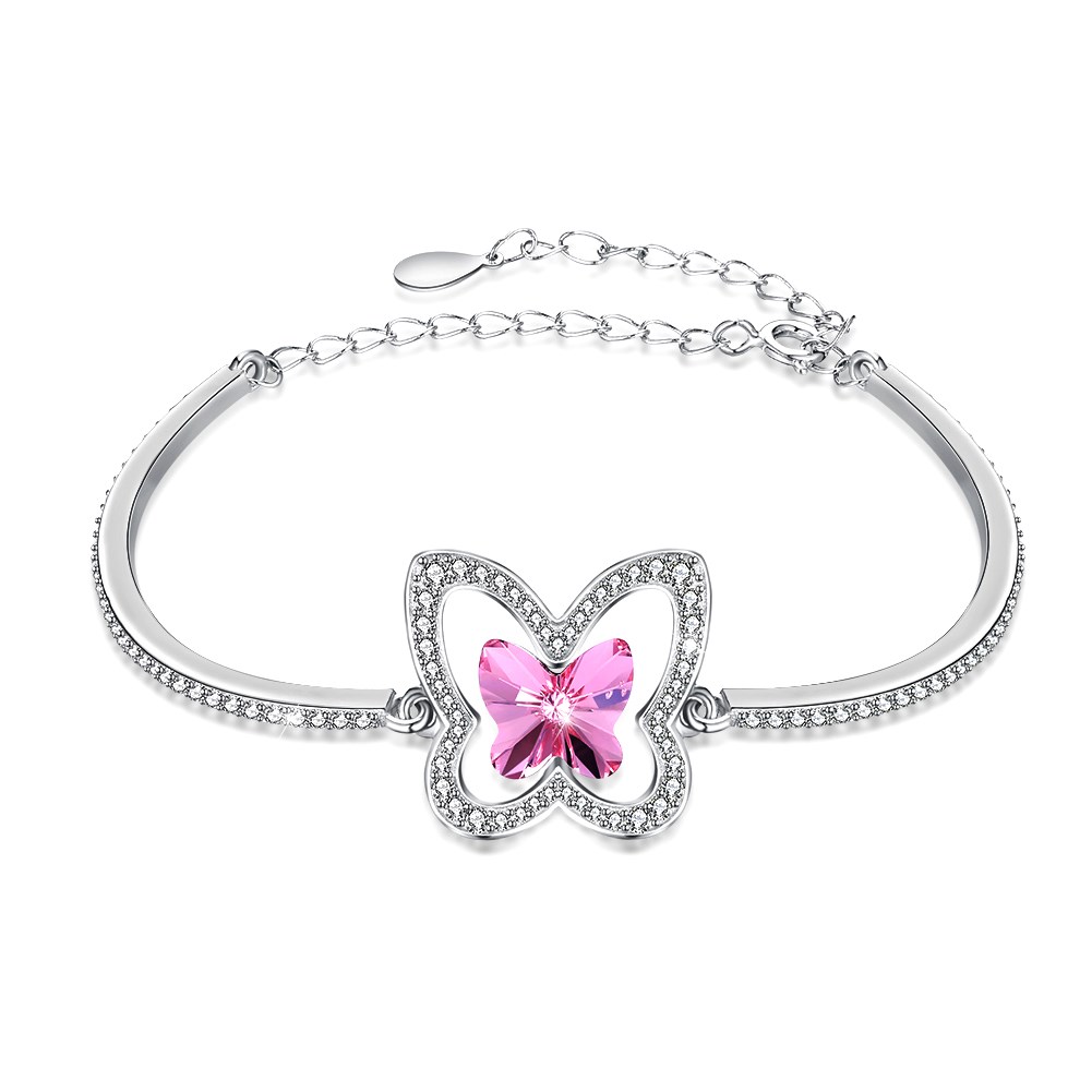 Wholesale Good Grade Hot Sale Cute Shiny Butterfly Zircon