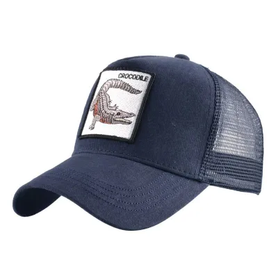 Animal Embroidery Baseball Cap Cotton