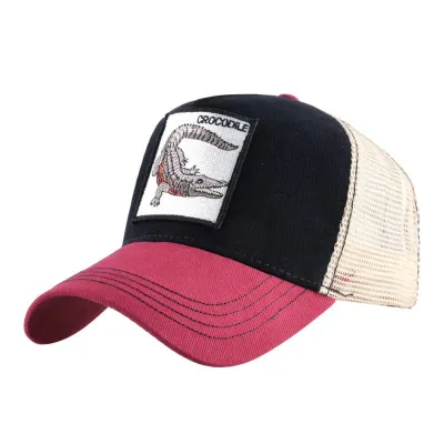 Animal Embroidery Baseball Cap Cotton