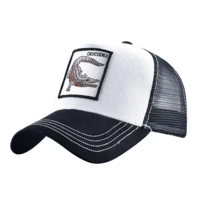 Animal Embroidery Baseball Cap Cotton