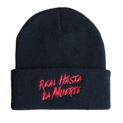 Unisex Winter Hip Hop Embroidery Knitted Hats Dome Beanie