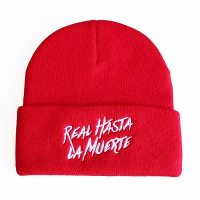 Unisex Winter Hip Hop Embroidery Knitted Hats Dome Beanie