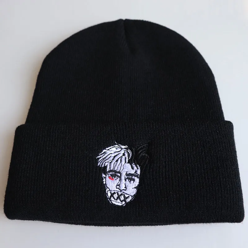 Unisex Winter Portrait Embroidery Knitted Beanie Hat