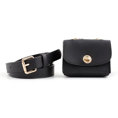 Women Leopard Snake Pattern Waist Pack Coin Purse Belt
