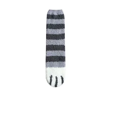 Women Thicken Cute Cat Paw Pattern Floor Socks
