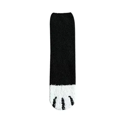 Women Thicken Cute Cat Paw Pattern Floor Socks