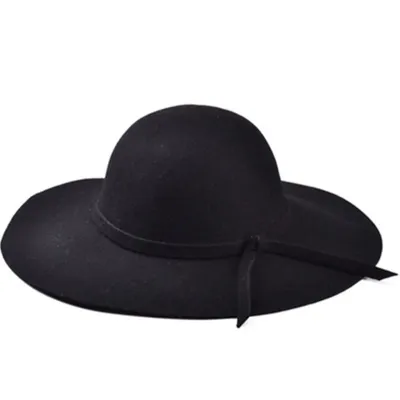 Women Vintage British Style Wool Dome Hat